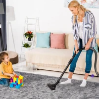 Naar 6x9 Abstract Stain-Resistant Rug with Cotton Backing, Non-Shedding Design, Kid and Pet-Friendly Carpet, 93" L x 79" W x 0.35" H, Gray(m-5)