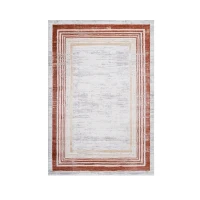 Naar 2x3 Stain-Resistant Area Rug with Cotton Backing, Medium Pile Height, Stylish Kid and Pet-Friendly Carpet, 36" L x 24" W x 0.35" H, Brown(m-2)