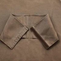 Outsunny 10' x 10' Universal Gazebo Sidewall Set with 4 Panels, Hooks/C-Rings Included for Pergolas & Cabanas, Brown(m-9)