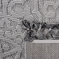 8x10 Stain Resistant Medallion Area Rug with Medium Pile, Easy Maintenance, Kid and Pet-Friendly Carpet, 120" L x 93" W x 0.3" H, White(m-8)