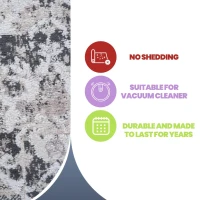 5x7 Stain Resistant Medallion Area Rug with Cotton Backing, Medium Pile Height, Kid and Pet-Friendly Carpet, 90" L x 63" W x 0.3" H, Cream(m-4)