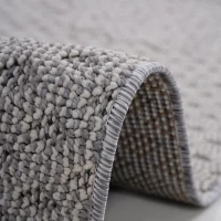 5x7 Stain Resistant Medallion Area Rug with Medium Pile, Easy Maintenance, Kid and Pet-Friendly Carpet, 90" L x 63" W x 0.3" H, White(m-6)