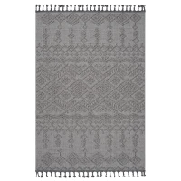 5x7 Indoor Outdoor Stain Resistant Area Rug with Medium Pile, Easy Maintenance, Kid and Pet-Friendly Carpet, 90" L x 63" W x 0.3" H, White(m-2)