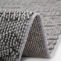 2x8 Indoor Outdoor Stain Resistant Area Rug with Medium Pile, Easy Maintenance, Kid and Pet-Friendly Carpet, 96" L x 26" W x 0.3" H, White(m-3)