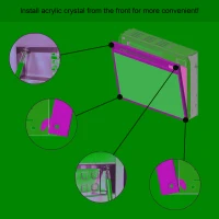 23" Remote Control Electric Fireplace Insert with Overheating Protection, Ultra-Thin Heater with Realistic Flame and Sidelight, Antique Black(m-8)