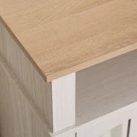 58" Entertainment Center with 23" Electric Fireplace, Glass Doors, TV Stand with Storage for TVs up to 70 Inch, 58" L x 15.5" W x 32" H, White(m-5)