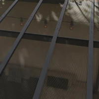 Outsunny 10' x 10' Hardtop Gazebo Wall-Mounted / Free Standing Outdoor Pergola with UPF 50+ & Waterproof Polycarbonate Roof(m-9)