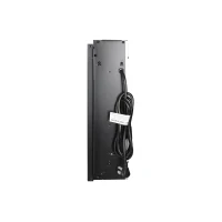 26" Overheating Protection Electric Fireplace Insert with Remote Control and Timer, Ultra-Thin Heater with Realistic Flame, Antique Black(m-7)