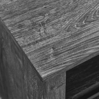 60" Electric Fireplace Entertainment Center with Door Sensor, Adjustable Shelves, Remote Control, 60" L x 16" W x 32" H, Dark Oak(m-10)