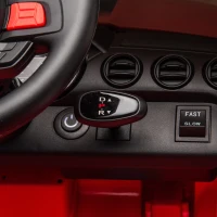 Dual 30W Motors Ford Mustang Shelby GT500 Ride-On Car with Bluetooth, USB Port, and 60-Minute Playtime, 41.5" L x 25.5" W x 20" H, Red(m-6)