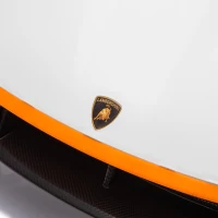 24V Lamborghini Huracan Sto Kids Drift Car with Remote Control, Dual-Drive Suspension, LED Lights, USB, Ages 3-8, 46" L x 27" W x 17" H, White(m-9)