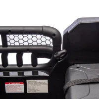 24V 2-Seater Kids Ride on Electric Car with Parent Control and Bluetooth, 400W Motor Ride on Toys with Searchlight for Ages 3+, Black(m-8)