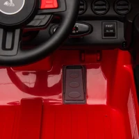 Dual 30W Motors Ford Mustang Shelby GT500 Ride-On Car with Bluetooth, USB Port, and 60-Minute Playtime, 41.5" L x 25.5" W x 20" H, Red(m-7)