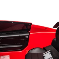Dual 30W Motors Ford Mustang Shelby GT500 Ride-On Car with Bluetooth, USB Port, and 60-Minute Playtime, 41.5" L x 25.5" W x 20" H, Red(m-10)