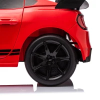 Dual 30W Motors Ford Mustang Shelby GT500 Ride-On Car with Bluetooth, USB Port, and 60-Minute Playtime, 41.5" L x 25.5" W x 20" H, Red(m-12)