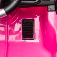 12V Licensed Dodge Kids Police Car with Remote Control, Anti-Collision Bar, Alarm Lights, 4-Wheel Suspension, 42" L x 27" W x 19.5" H, Pink(m-7)