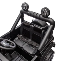 24V Licensed 2015 Land Rover Defender 90 Kids Ride-On Car with Parent Control, Ride on Toys with Adjustable Speeds for Ages 3-7, Black(m-8)
