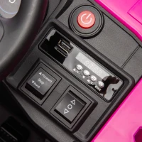 12V Kids Ride-On Dump Truck with Parent Control, Electric Dump Bed, Rear-Wheel Suspension, Bluetooth, Adjustable Speed, for Ages 3-5, Pink(m-6)