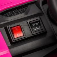 12V Kids Ride-On Dump Truck with Parent Control, Electric Dump Bed, Rear-Wheel Suspension, Bluetooth, Adjustable Speed, for Ages 3-5, Pink(m-7)