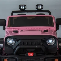 24V 2-Seater Kids Ride-On Car with Parent Control, 4-Wheel Suspension, USB, MP3, Bluetooth, Toy Car for Ages 3+, 47" L x 31.5" W x 32" H, Pink(m-4)