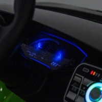 24V Lamborghini Huracan Sto Kids Electric Ride-On Drift Car with Speeds 1.86-5.59 MPH, Foam Front Wheels, and 360° Spin, for Ages 3-8, Green(m-4)