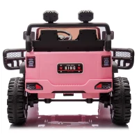 24V 2-Seater Kids Ride-On Car with Parent Control, 4-Wheel Suspension, USB, MP3, Bluetooth, Toy Car for Ages 3+, 47" L x 31.5" W x 32" H, Pink(m-13)