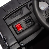 12V Kids Ride-On Dump Truck with Parent Control, Electric Dump Bed, Rear-Wheel Suspension, Bluetooth, Adjustable Speed, for Ages 3-5, Black(m-5)