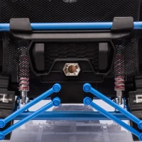 24V 2-Seater 4-Wheel Kids Ride On UTV with Parent Control, Ride on Toys with 400W Power, Speeds 3.73-4.97 MPH, for Ages 3+, Blue(m-9)