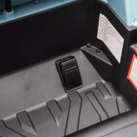 12V Kids Ride-On Dump Truck with Parent Control, Electric Dump Bed, Rear-Wheel Suspension, Bluetooth, Adjustable Speed, for Ages 3-5, Blue(m-7)