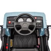 12V Kids Ride-On Dump Truck with Parent Control, Electric Dump Bed, Rear-Wheel Suspension, Bluetooth, Adjustable Speed, for Ages 3-5, Blue(m-4)