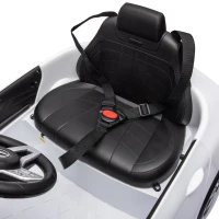 12V Licensed Mercedes-Benz CLS 350 Kids Ride On Car with Remote Control, 4-Wheel Suspension, USB/SD Ports, for Ages 37-95 Months, White(m-9)