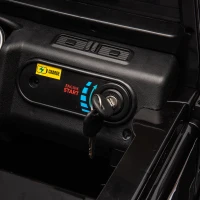 24V Licensed 2015 Land Rover Defender 90 Kids Ride-On Car with Parent Control, Ride on Toys with Adjustable Speeds for Ages 3-7, Black(m-5)