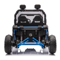 24V 2-Seater 4-Wheel Kids Ride On UTV with Parent Control, Ride on Toys with 400W Power, Speeds 3.73-4.97 MPH, for Ages 3+, Blue(m-14)