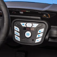 24V 2-Seater 4-Wheel Kids Ride On UTV with Parent Control, Ride on Toys with 400W Power, Speeds 3.73-4.97 MPH, for Ages 3+, Blue(m-6)