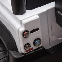 24V Licensed Land Rover Defender Toy Car with Parent Control, Dual-Drive, 4-Wheel Suspension, Bluetooth, Adjustable Speeds, for Ages 3-7, White(m-8)