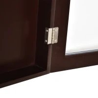 HOMCOM Jersey Display Frame Case, Acrylic Sports Shirt Shadow Box for Basketball Football Baseball, 24" x 32", Brown(m-10)