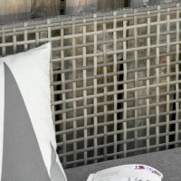 Outsunny Aluminum Rattan Wicker Outdoor Patio Cushioned Loveseat Bench for Backyard Porch Garden Poolside and Deck, Grey(m-8)