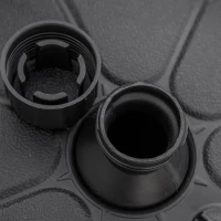 Outsunny Patio Umbrella Base, Round Umbrella Stand, Water or Sand Filled, Garden Umbrella Holder for 1.26", 1.5" Poles, Black(m-9)