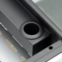 Outsunny 3 Burner Liquefied Gas Grill, Portable Tabletop BBQ Grill, for Camping, Picnic, Silver(m-10)