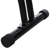 Soozier Exercise Bike Folding Upright Recumbent Stationary Cycling w/ Resistance Band(m-12)