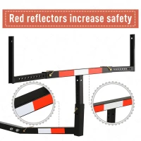 Soozier Suspended Truck Bed Extender with Adjustable Width and Height For Ladder, Rack, Canoe, Kayak, Long Pipes and Lumber(m-4)