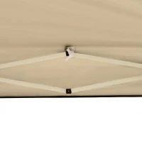 Outsunny 10 x 10ft Folding Pop Up Tent Outdoor Gazebo Canopy with Carrying Bag, Black(m-10)