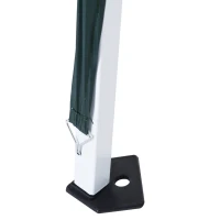 Outsunny 8' x 8' Pop Up Canopy, Outdoor Foldable Tent, Portable Canopy Tent with Carrying Bag for Camping, Party, Picnic, Green(m-9)