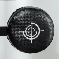 Soozier Boxing Speed Trainer with Stand, Reaction Bar Challenge, Reflex Bag, 64-81in Adjustable Height, Red and Blue(m-10)