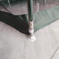 Outsunny 10' x 10' Outdoor Canopy Tent Party Tent with Mesh Netting and Double Tier Roof for Backyard, Garden, Patio, Green(m-10)