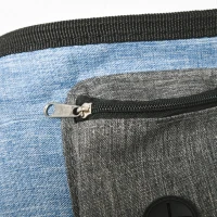 PawHut 5 Pieces Dog Agility Training Equipment with Disc, Whistle, Weaves Poles, Adjustable Jumping Poles, Food Bag, Carry Bag(m-10)