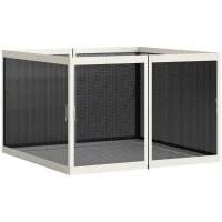 Outsunny Gazebo Mosquito Netting, Replacement Mosquito Netting with Zippers for 10' x 10' Pop-Up Canopy Tent (Mosquito Net Only)(m-11)