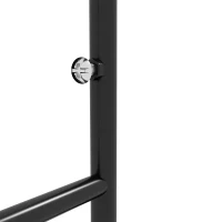 Outsunny Metal Garden Trellis Pack of 2 for Climbing Plants, Arched Grid Trellis Panels, 20" x 47", Black(m-7)