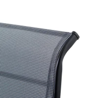 Outsunny 2 Piece Zero Gravity Chairs Set, Folding Recliners, Patio Loungers with 9 Level Adjustable Backrest, Lumbar Pillow for Outdoor, Patio, Deck, Poolside, Grey(m-9)