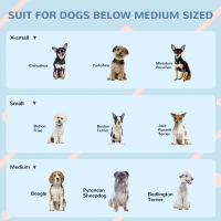 PawHut 26" Plastic Dog House Outdoor with Air Vents, for Small Medium Dogs, Blue(m-7)